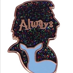 New Harry Potter professor Snape deer pin glittery